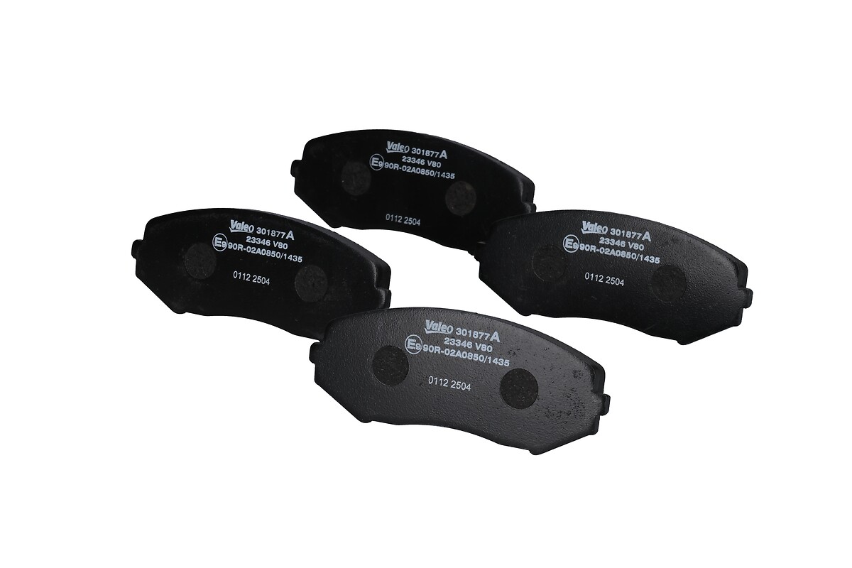 Jeu de 4 plaquettes de frein VALEO ref. 301877A